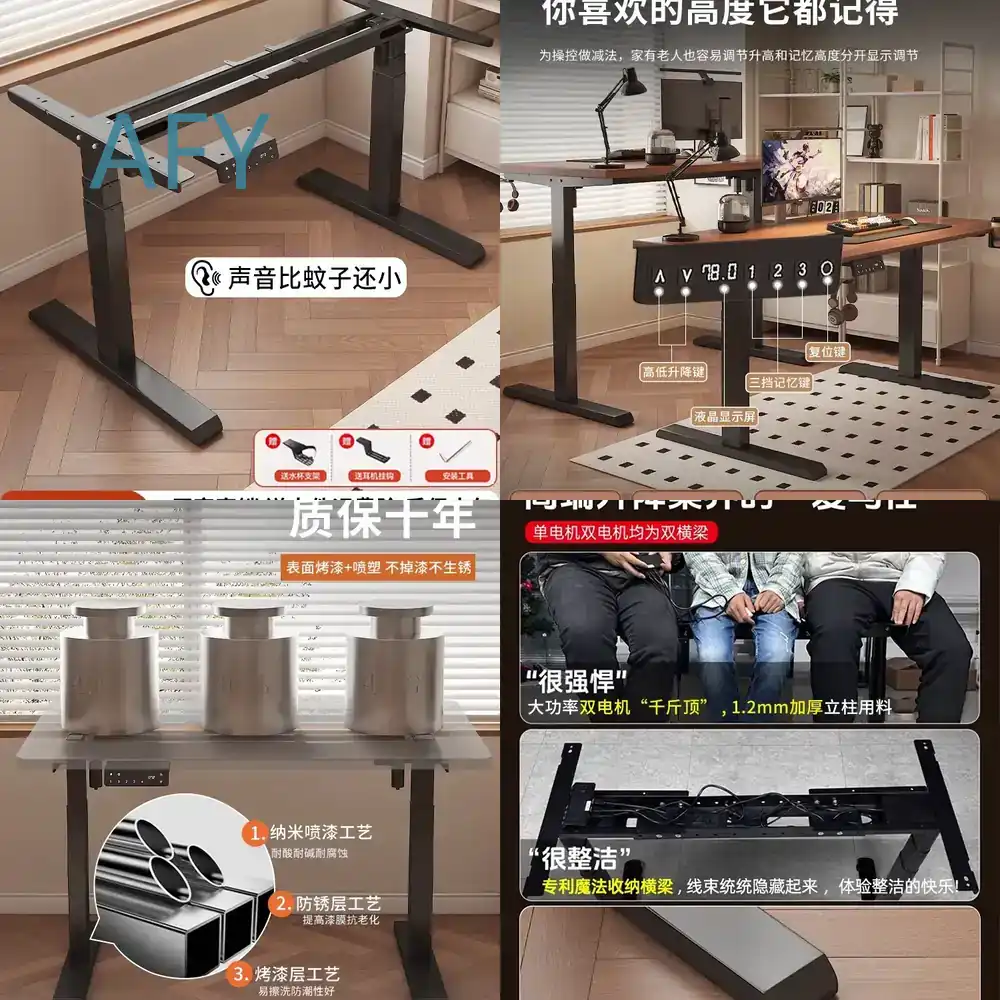 Desk Setup Height - Lifting Table Legs Bracket for Desk