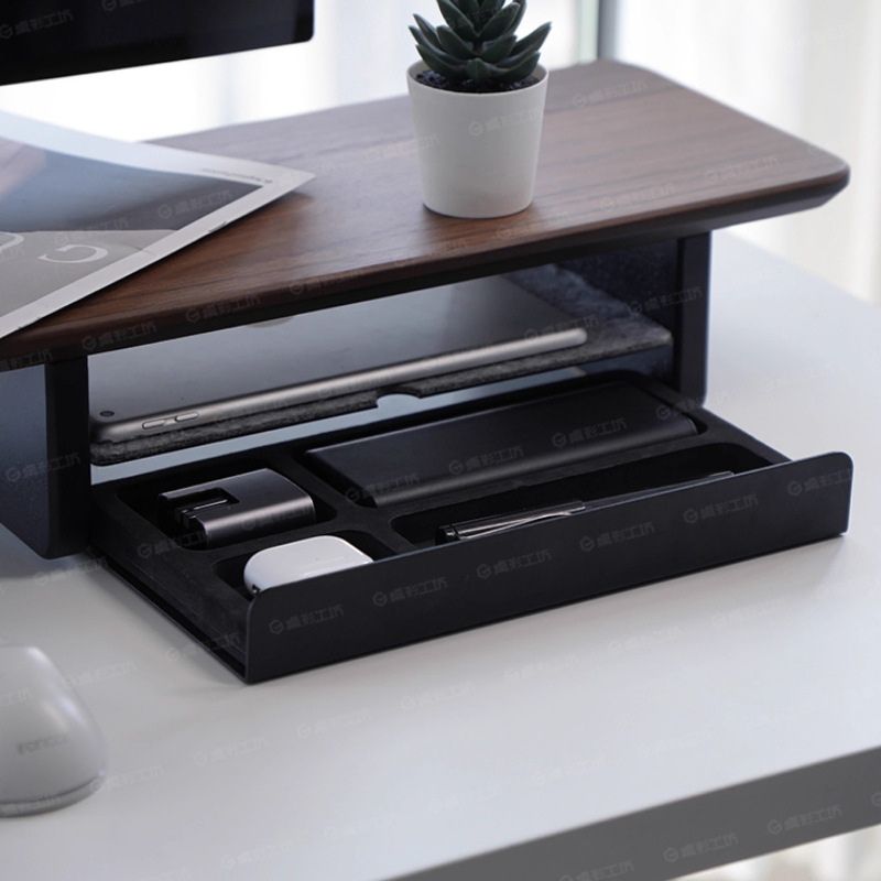 Monitor Stand Riser Storage Dr - Desk Setup Home Office ulasan dan harga