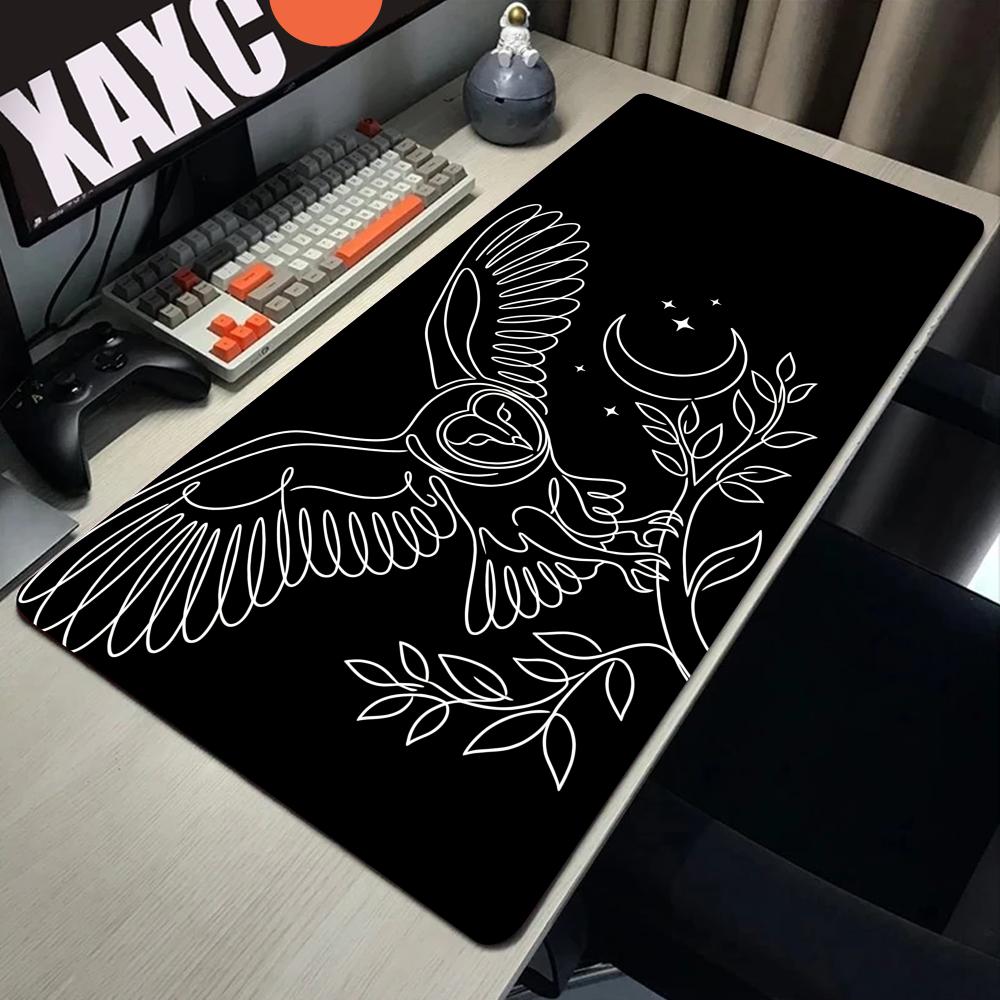 HYBXAXC Nocturnal Focus Owl Ru - Desk Setup For Productivity ulasan dan harga