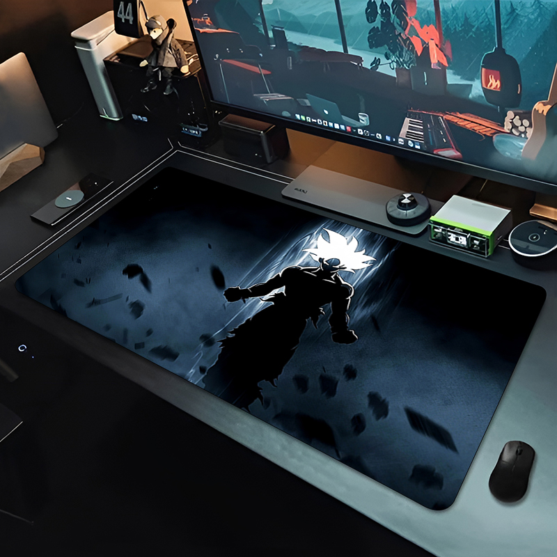 DBZ Black Anime Mouse Pad Drag - Desk Setup Rug ulasan dan harga