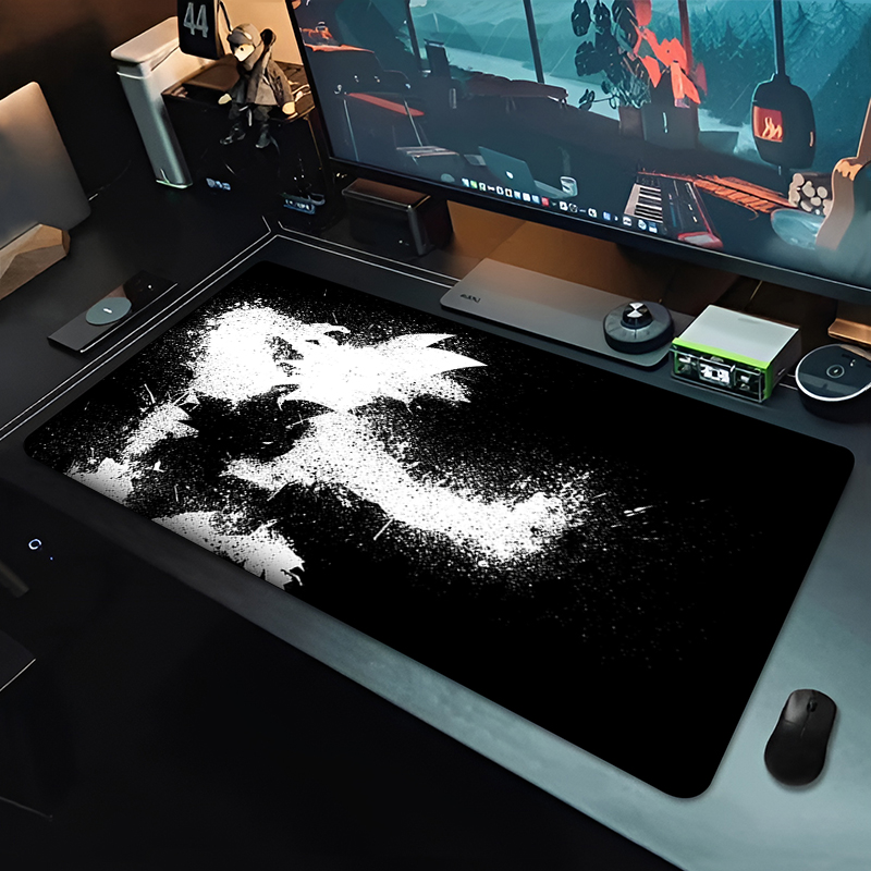 DBZ Black Anime Mouse Pad Drag - Desk Setup Rug ulasan dan harga