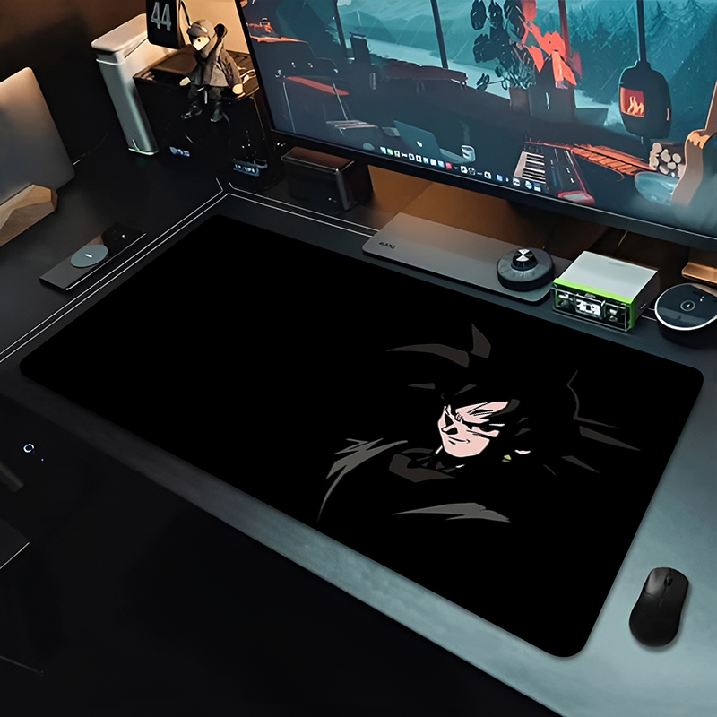 DBZ Black Anime Mouse Pad Drag - Desk Setup Rug ulasan dan harga