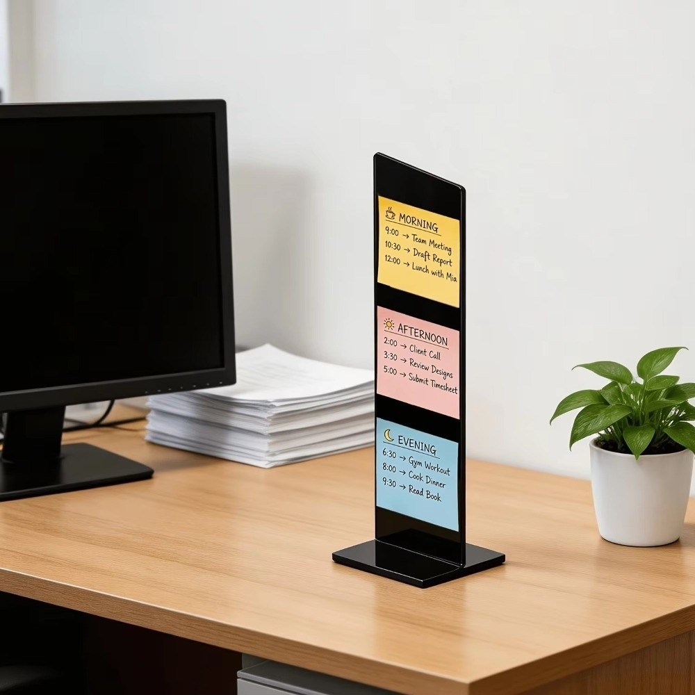 Durable Acrylic Memo Message B - Desk Setup Home Office ulasan dan harga