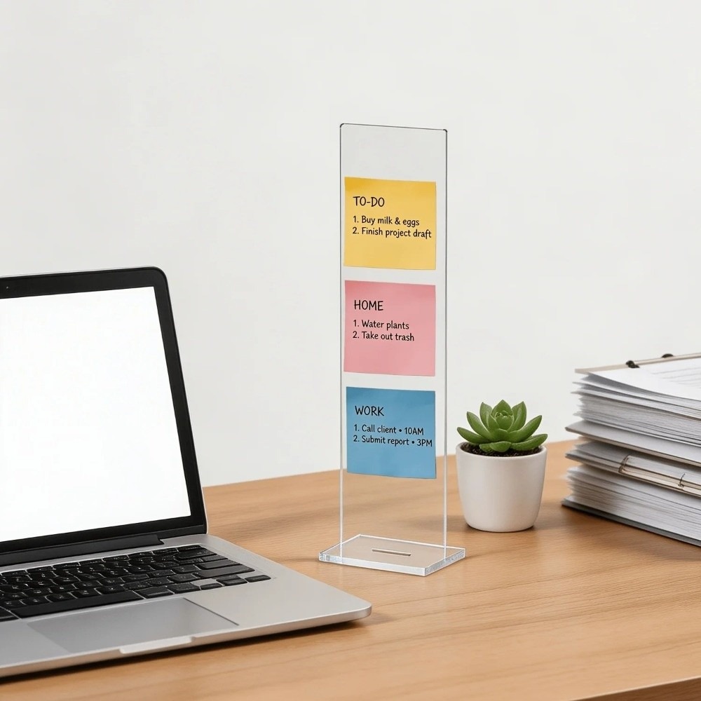 Durable Acrylic Memo Message B - Desk Setup Home Office ulasan dan harga