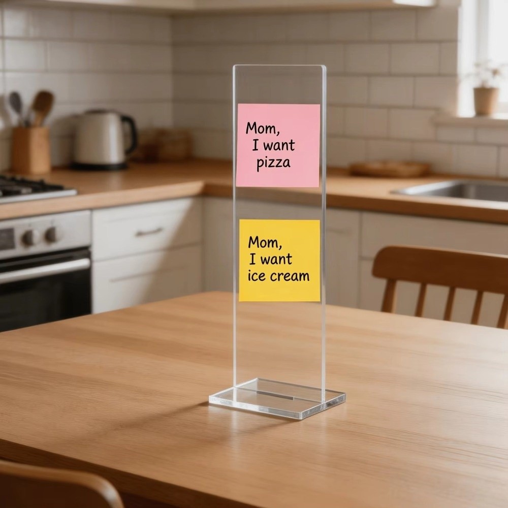 Durable Acrylic Memo Message B - Desk Setup Home Office ulasan dan harga