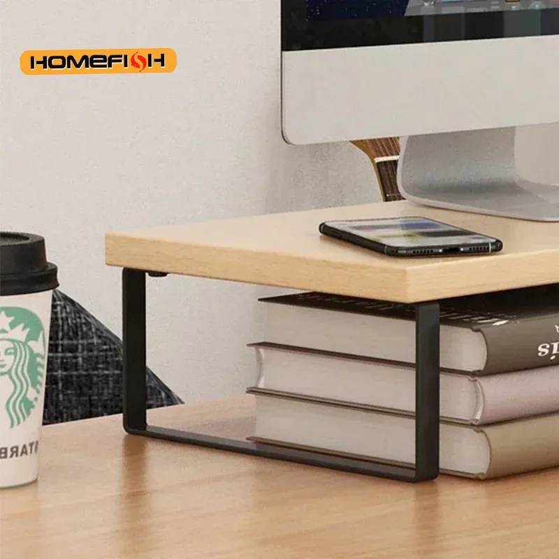 Elevated Desktop Monitor Riser - Desk Setup Home Office ulasan dan harga