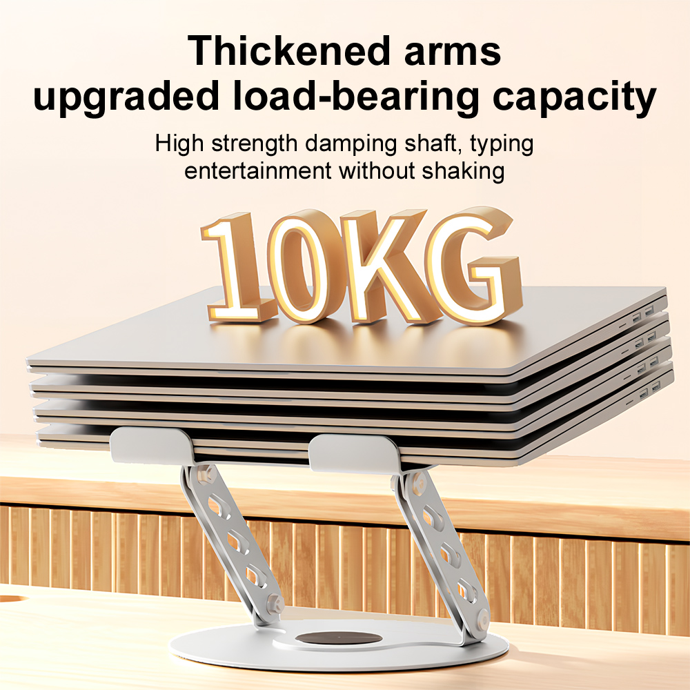 360° Rotating Laptop Stand Adj - Desk Setup Home Office ulasan dan harga