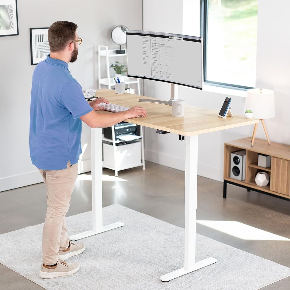 Electric 71 x 30 inch Stand Up - Desk Setup Height ulasan dan harga