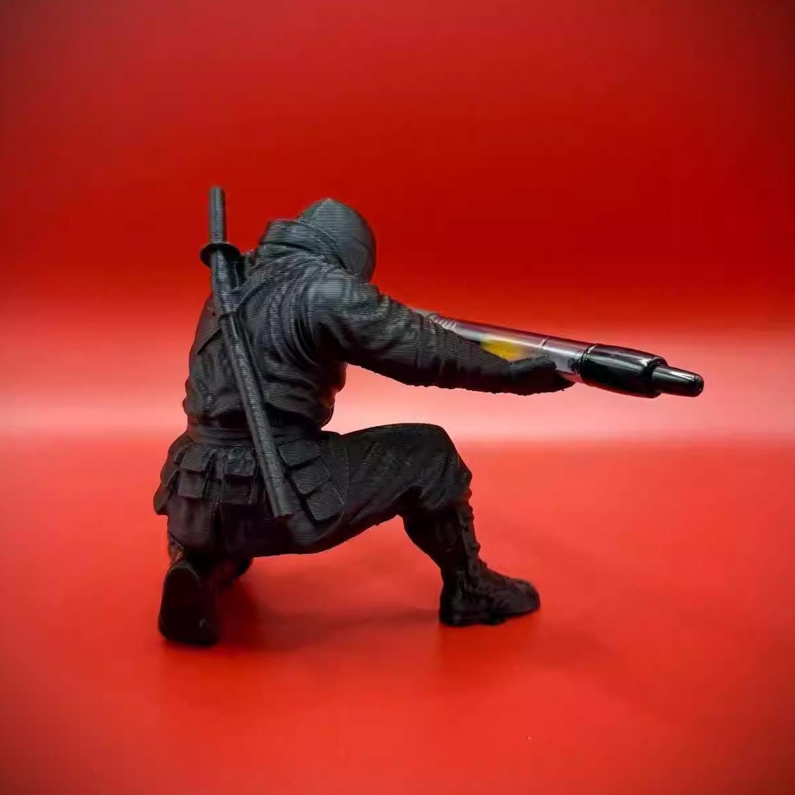 Ninja style Figure 3D Printed  - Desk Setup Home Office ulasan dan harga