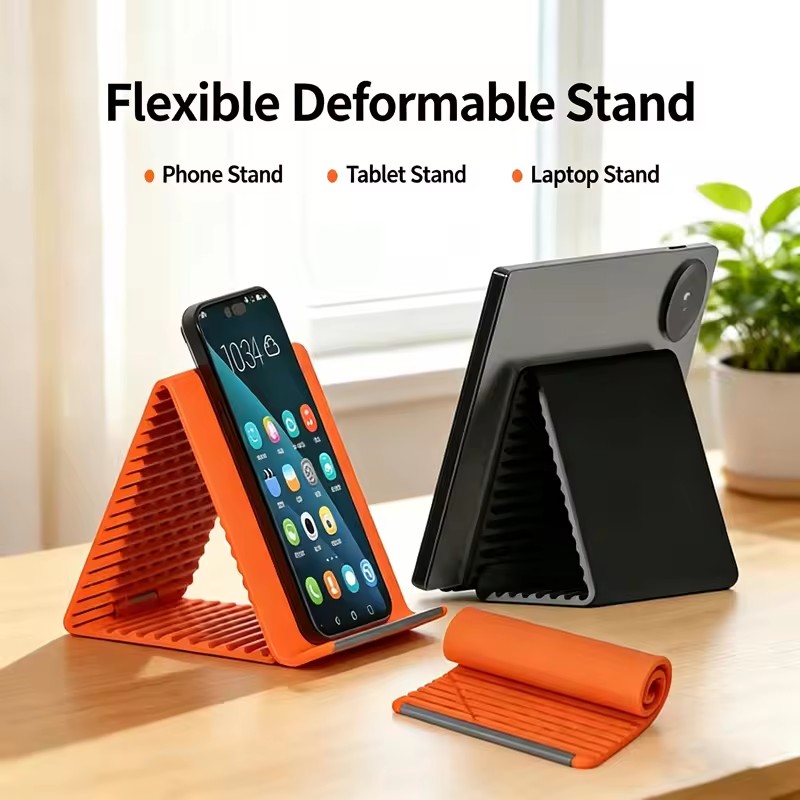 Flexible Foldable Silicone Pho - Desk Setup Home Office ulasan dan harga