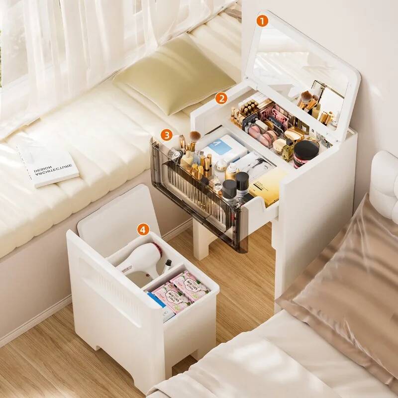 in 3 1 Vanity Dresser Desk wit - Desk Setup In Small Bedroom ulasan dan harga