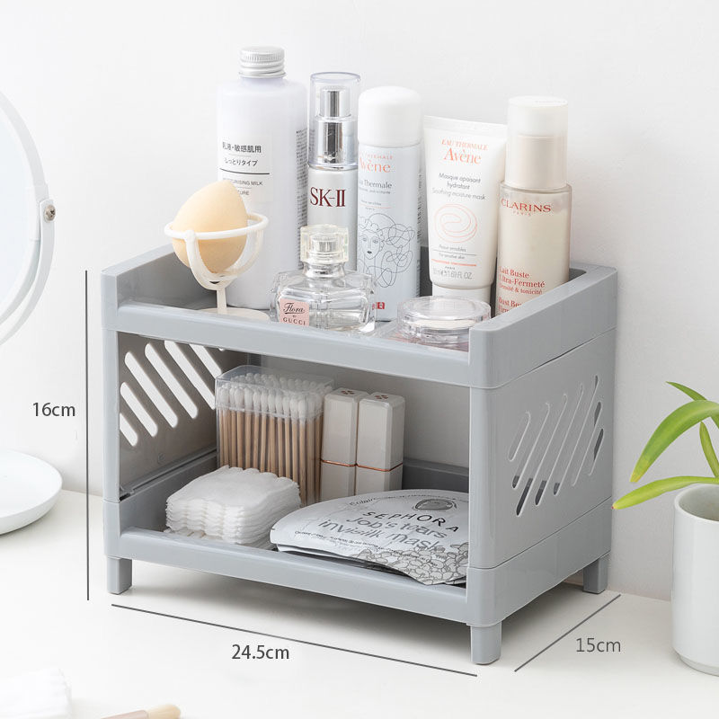 Desktop Storage Rack Multi-Lay - Desk Setup Home Office ulasan dan harga