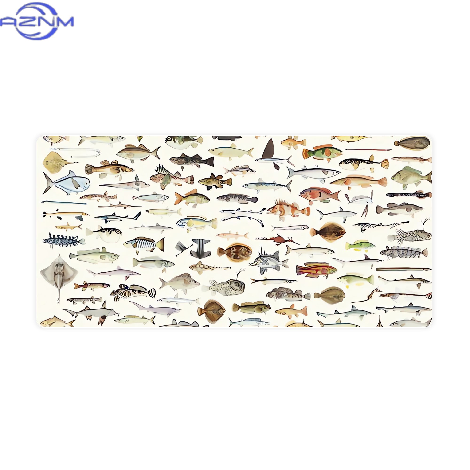Fish Desk Mat for Mood Lightin - Desk Setup Corner ulasan dan harga