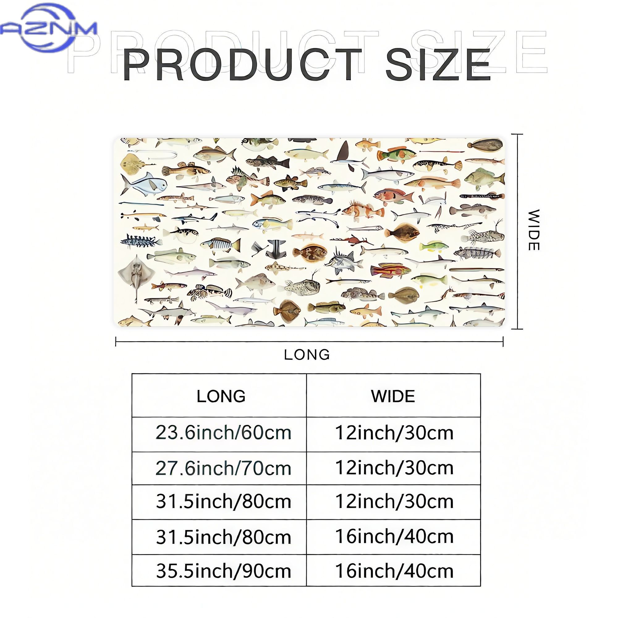 Fish Desk Mat for Mood Lightin - Desk Setup Corner ulasan dan harga