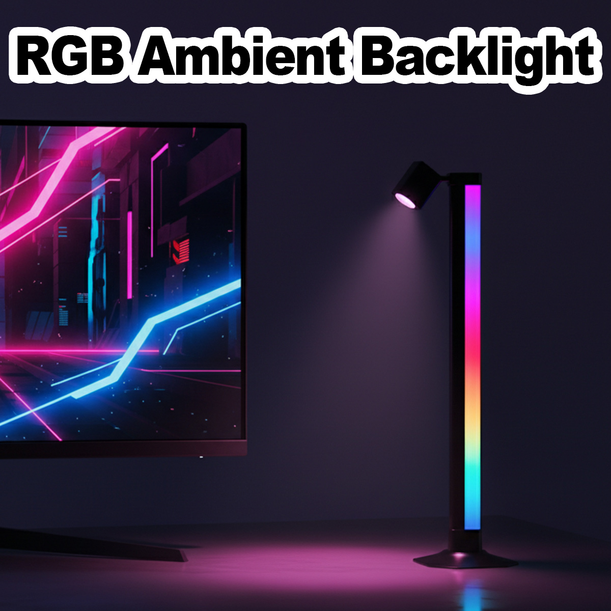 Smart Light Bar LED RGB Music  - Desk Setup Tv ulasan dan harga