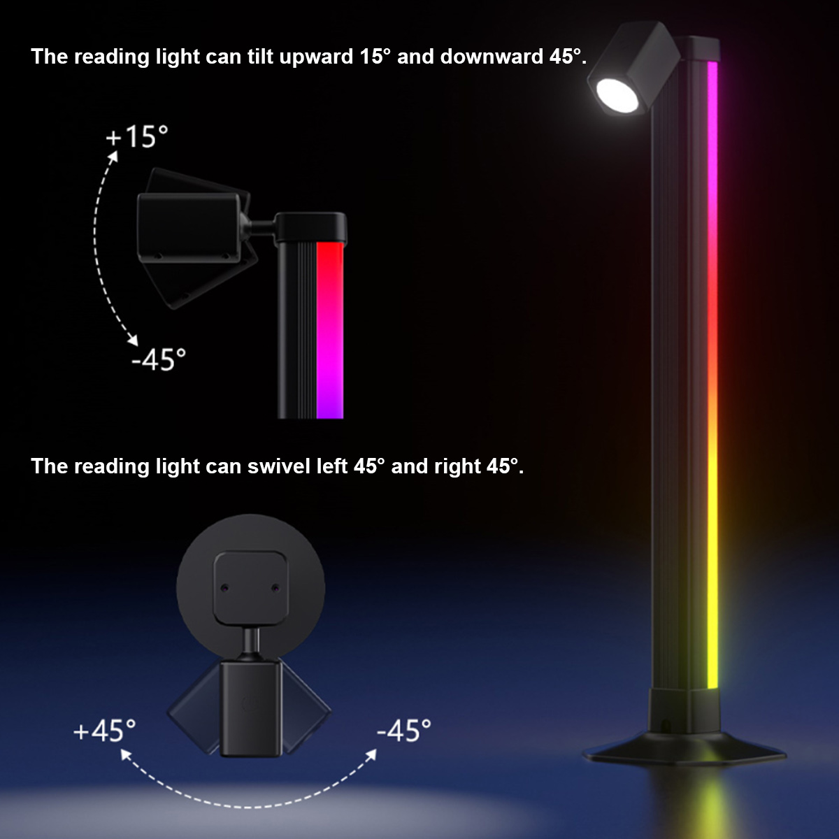 Smart Light Bar LED RGB Music  - Desk Setup Tv ulasan dan harga