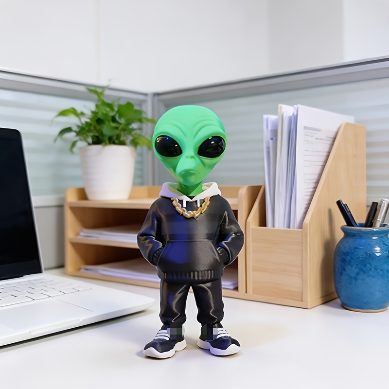 1 Piece Green Alien Figure wit - Desk Setup Home Office ulasan dan harga