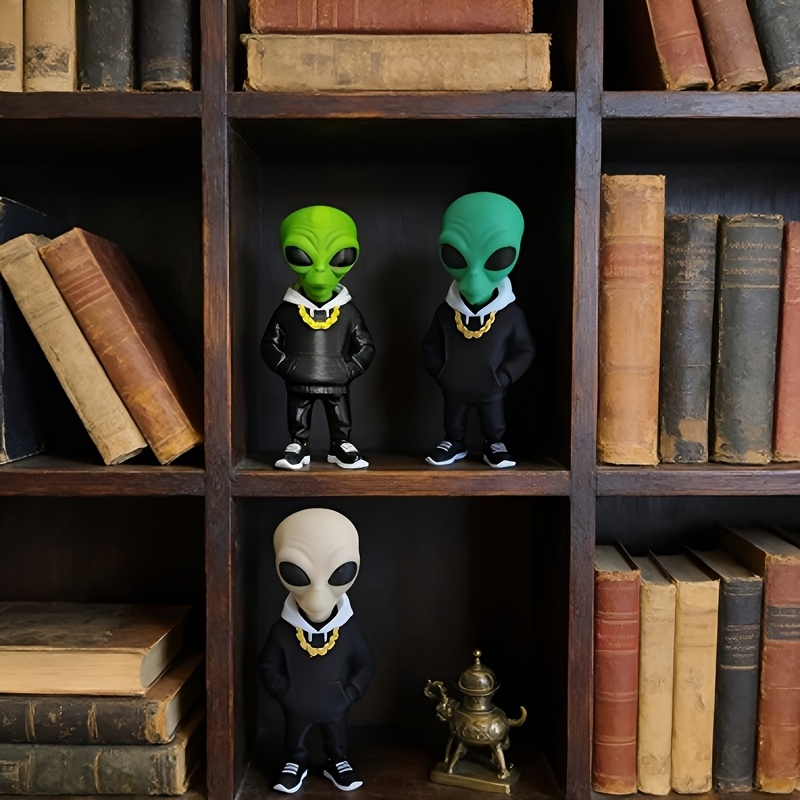 1 Piece Green Alien Figure wit - Desk Setup Home Office ulasan dan harga
