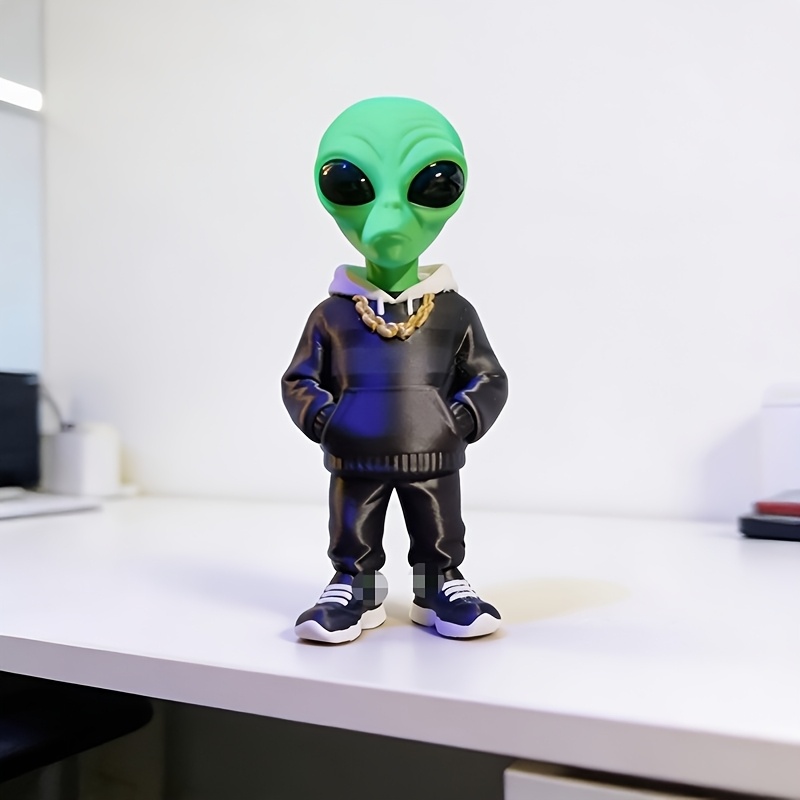 1 Piece Green Alien Figure wit - Desk Setup Home Office ulasan dan harga