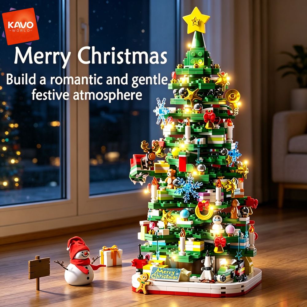 KAVOWORLD 1024pcs Christmas Tr - Desk Setup Couple ulasan dan harga