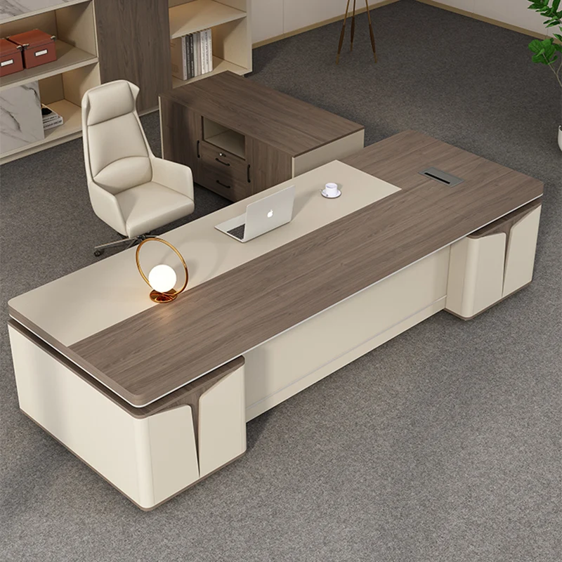 Minimalist Desk Furniture Offi - Desk Setup Corner ulasan dan harga